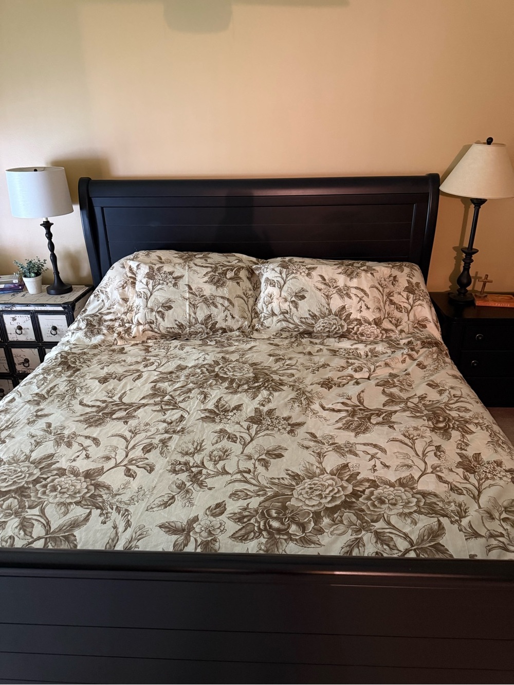Pottery Barn Floral Printed Duvet Set